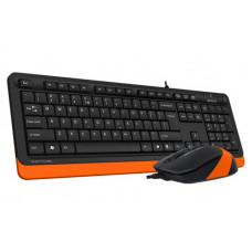 Комплект (клавіатура, миша) A4Tech F1010 Black/Orange