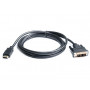 Кабель REAL-EL HDMI - DVI (M/M), 1.8 м, Black (EL123500013)