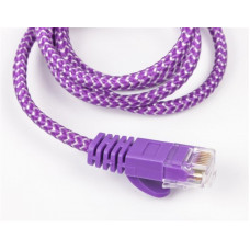 Патч-корд UTP Viewcon (NL009) cat.6, литий, мідь, 2м, фіолетовий Патч-корд UTP Viewcon (NL009) cat.6, литий, мідь, 2м, фіолетовий