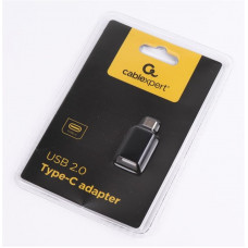 Адаптер Cablexpert USB Type-C - USB V 2.0 (M/F) Black (CC-USB2-CMAF-A) 