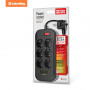 Фільтр живлення СolorWay (CW-CHE64B) 6 розеток, 4xUSB, 2м, Black Фільтр живлення СolorWay (CW-CHE64B) 6 розеток, 4xUSB, 2м, Black