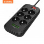 Фільтр живлення СolorWay (CW-CHE64B) 6 розеток, 4xUSB, 2м, Black Фільтр живлення СolorWay (CW-CHE64B) 6 розеток, 4xUSB, 2м, Black