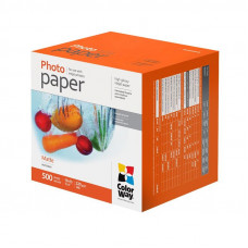 Фотопапiр ColorWay матовий 220г/м2 10x15см 500 арк. (PM2205004R)
