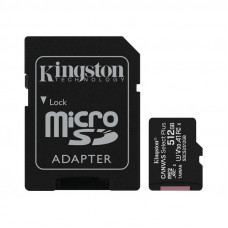 Карта пам`яті MicroSDXC 512GB UHS-I/U3 Class 10 Kingston Canvas Select Plus R100/W85MB/s + SD-адаптер (SDCS2/512GB) Карта пам`яті MicroSDXC 512GB UHS-I/U3 Class 10 Kingston Canvas Select Plus R100/W85MB/s + SD-адаптер (SDCS2/512GB)