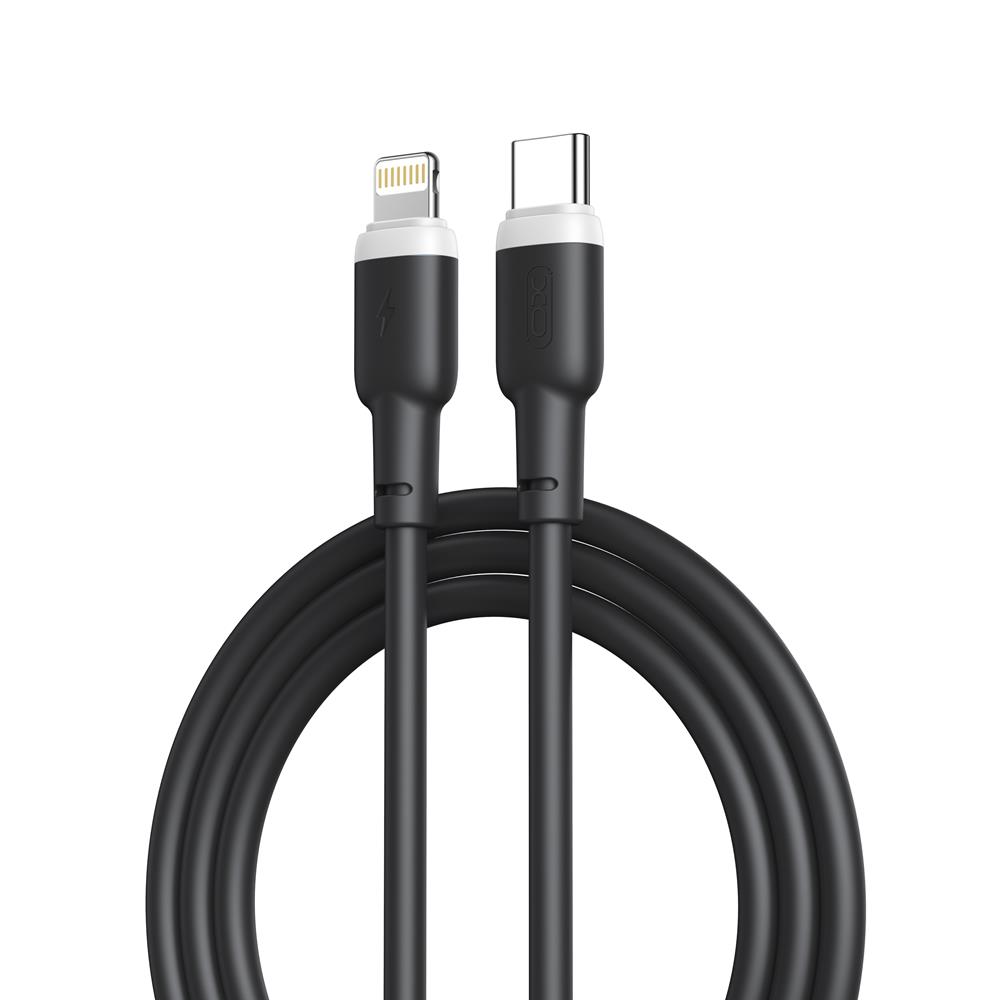 Кабель XO NB208A USB Type-C - Lightning, (M/M), 20W 1 м Black (6920680826810)
