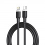 Кабель XO NB208A USB Type-C - Lightning, (M/M), 20W 1 м Black (6920680826810)