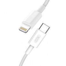 Кабель XO NB113 18W PD USB-C-Lightning, (M/M), 2A 1м White (6920680863846)