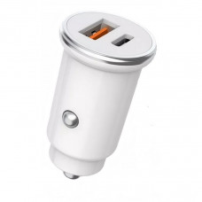 Автомобільний зарядний пристрій XO CC25 (2USB, 5A) White (6920680866793) Автомобільний зарядний пристрій XO CC25 (2USB, 5A) White (6920680866793)