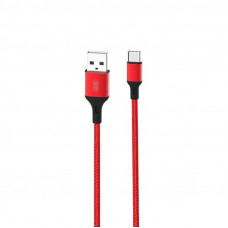 Кабель XO NB143 USB - USB Type-C, (M/M), 2.4A 1 м Red (6920680870691)