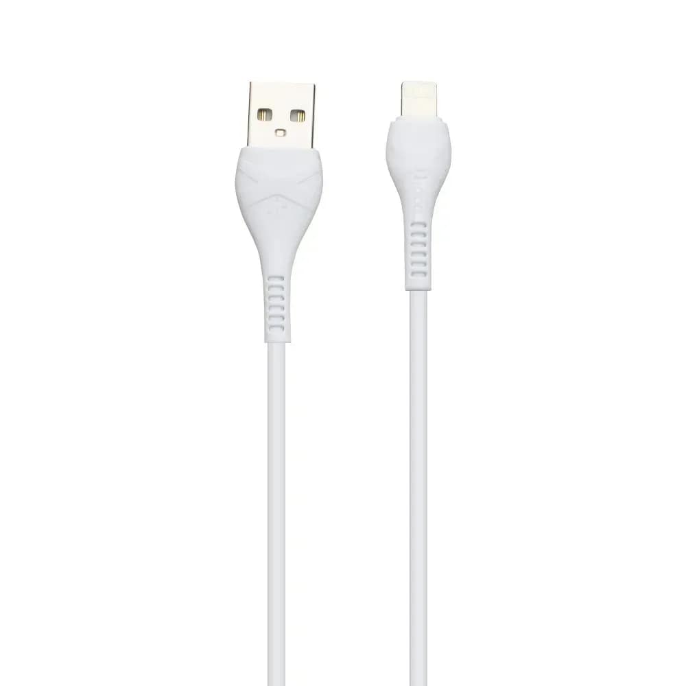 Кабель Hoco X37 Cool Power Charging USB - Lightning, 1 м, White (6931474710499)