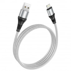 Кабель Hoco X50 Excellent USB - Lightning, 1 м, Grey (6931474734204)