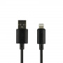 Кабель Hoco X88 Gratified USB - Lightning  (M/M), 1 м, Black (6931474783301)