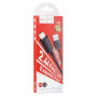 Кабель Hoco X88 Gratified USB - Lightning  (M/M), 1 м, Black (6931474783301)