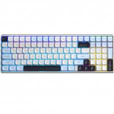 Клавіатура бездротова Aula S100pro Brown Switch White/Black (6948391205755)