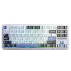 Клавіатура бездротова Aula F87 Gasket Greywood V3 switch White (6948391208602)