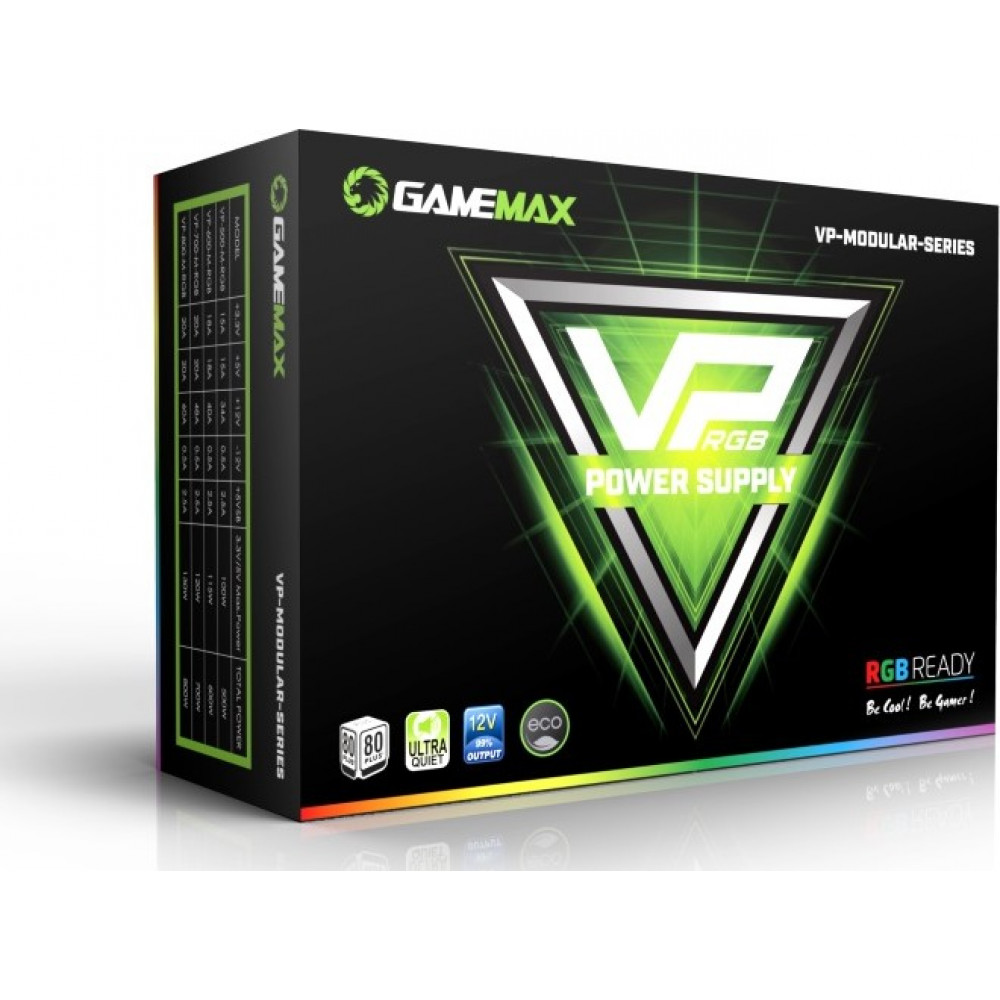 Блок живлення GameMax VP-600-M-RGB, 600W
