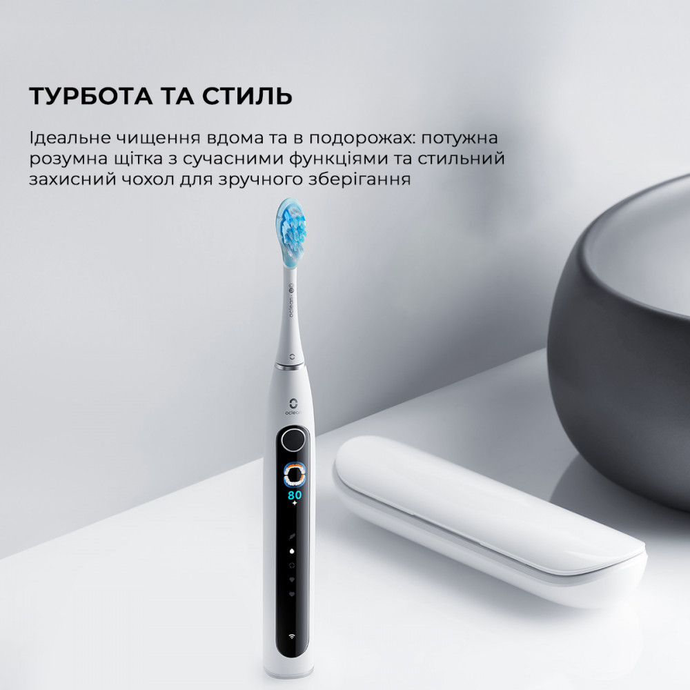 Розумна зубна електрощітка Oclean X Pro 20 Set Electric Toothbrush Green (6970810556933)