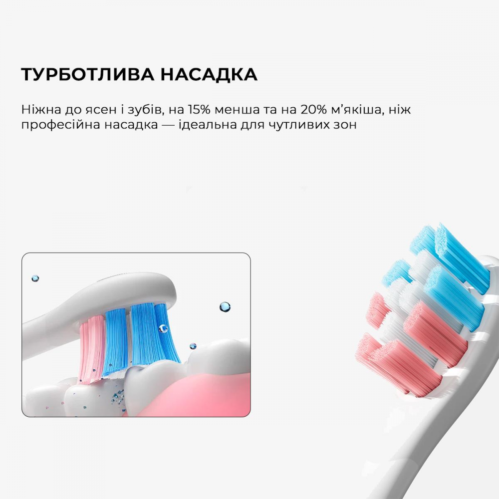 Розумна зубна електрощітка Oclean X Kids Set Electric Toothbrush Black (6970810557237)