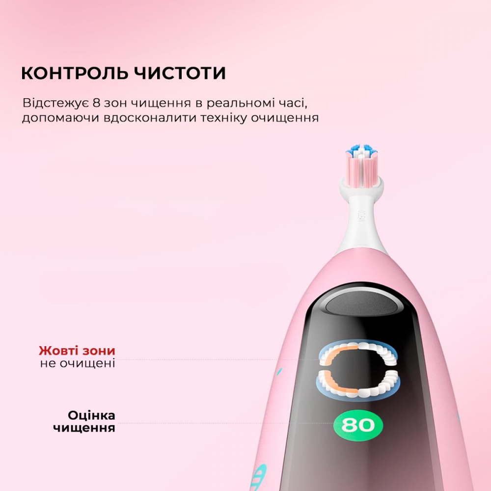 Розумна зубна електрощітка Oclean X Kids Set Electric Toothbrush Black (6970810557237)