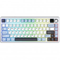 Клавіатура бездротова Aula F75 Max White (6978080501158)