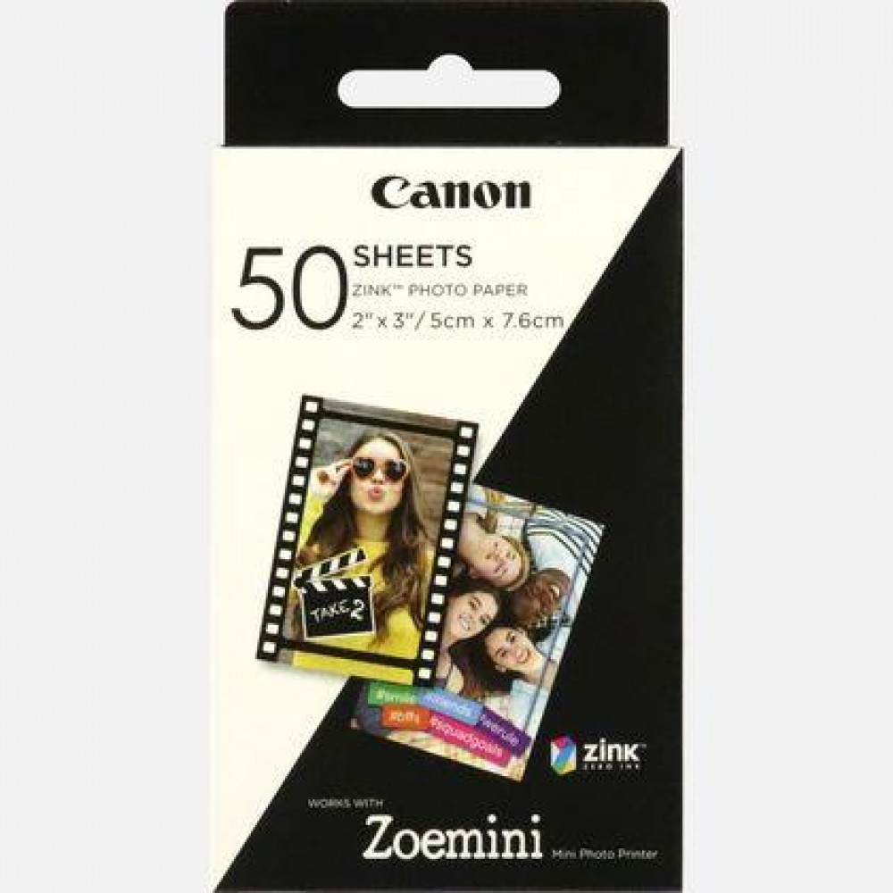 Фотопапір CANON (ZP-2030) Zink 5x7.6cм 50арк (3215C002)