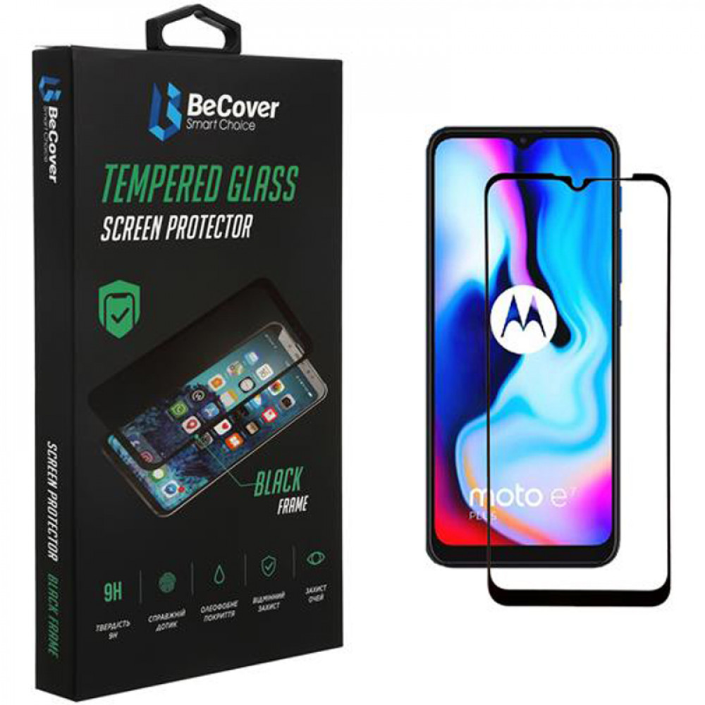 Захисне скло BeCover для Motorola Moto E7 Power/E7i Power Black (706450)