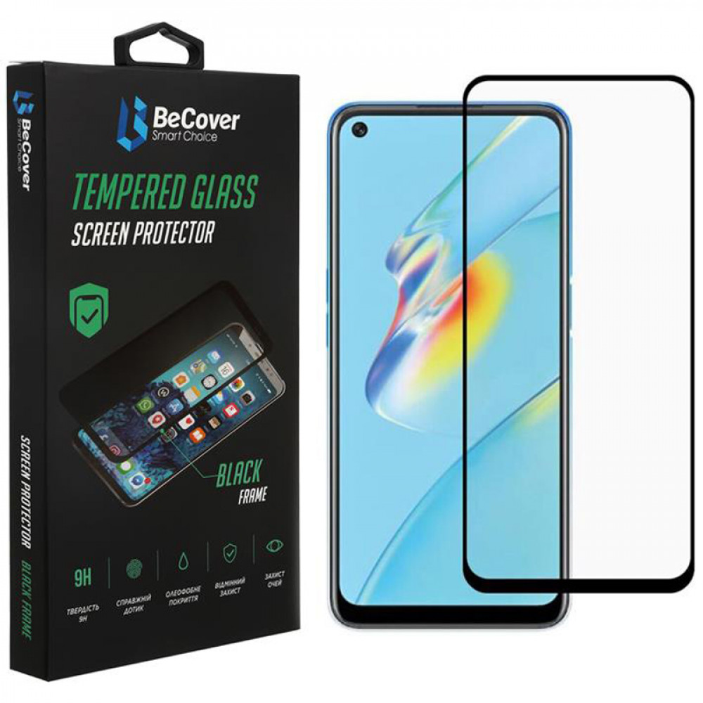 Захисне скло BeCover для Oppo A54 Black (706655)