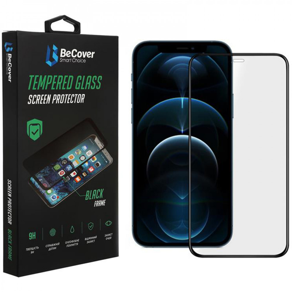 Захисне скло BeCover для Apple iPhone 13 Mini Black (706665)
