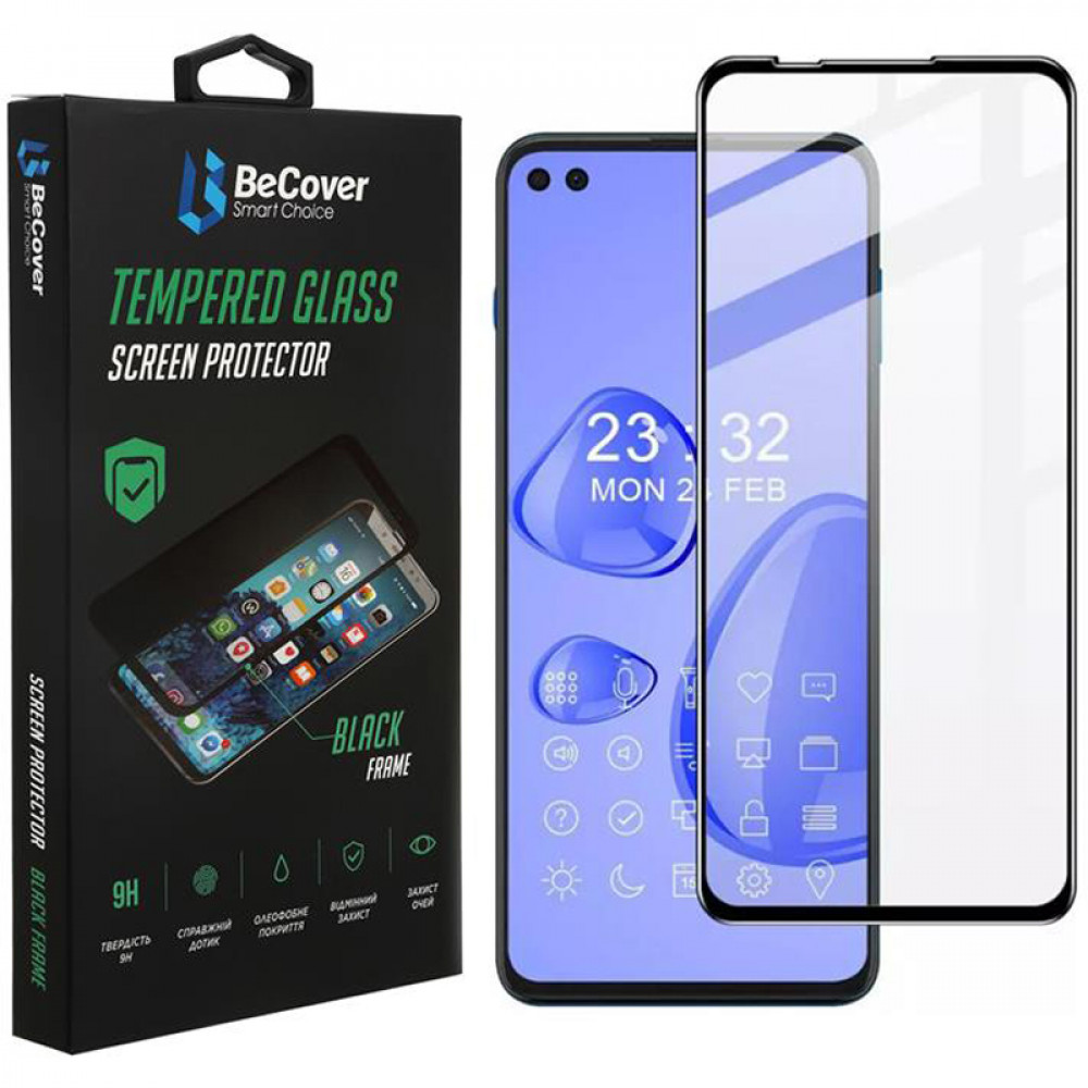 Захисне скло BeCover для Motorola Moto G100 Black (706895)