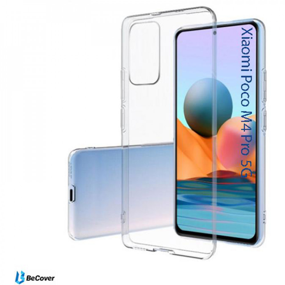 Чохол-накладка BeCover для Xiaomi Poco M4 Pro 5G Transparancy (707044)