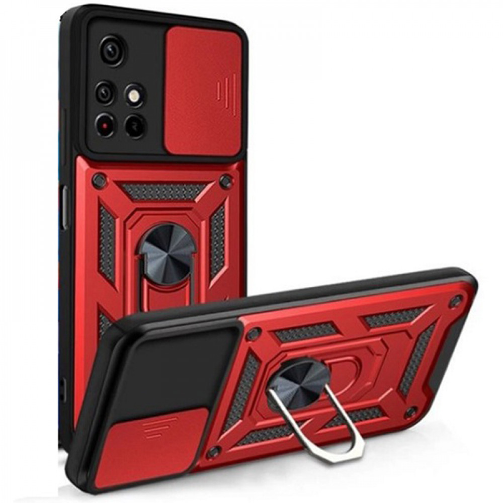 Чохол-накладка BeCover Military для Xiaomi Poco M4 Pro 5G Red (707122)