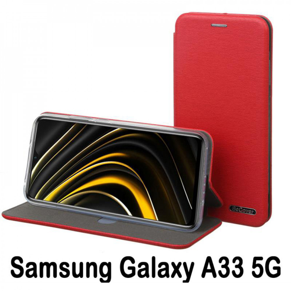 Чохол-книжка BeCover Exclusive для Samsung Galaxy A33 5G SM-A336 Burgundy Red (707933)