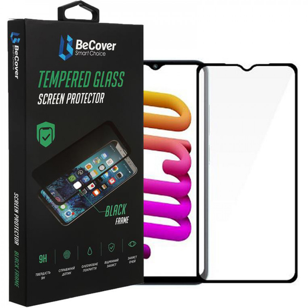 Захисне скло BeCover для Xiaomi Poco M5 4G Black (708148)