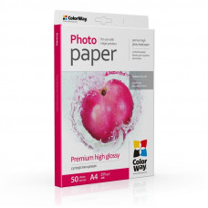 Фотопапiр CW суперглянсовий 255г/м2 A4 50л (PSG255050A4)