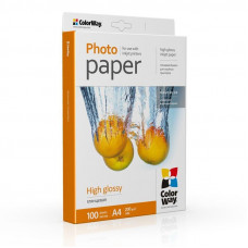 Фотопапір ColorWay глянцевий 200г/м2 A4 100 арк. (PG200100A4)