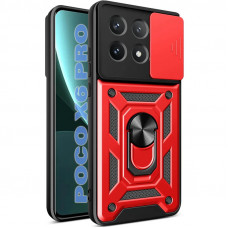Чохол-накладка BeCover Military для Poco X6 Pro Red (711160) Чохол-накладка BeCover Military для Poco X6 Pro Red (711160)