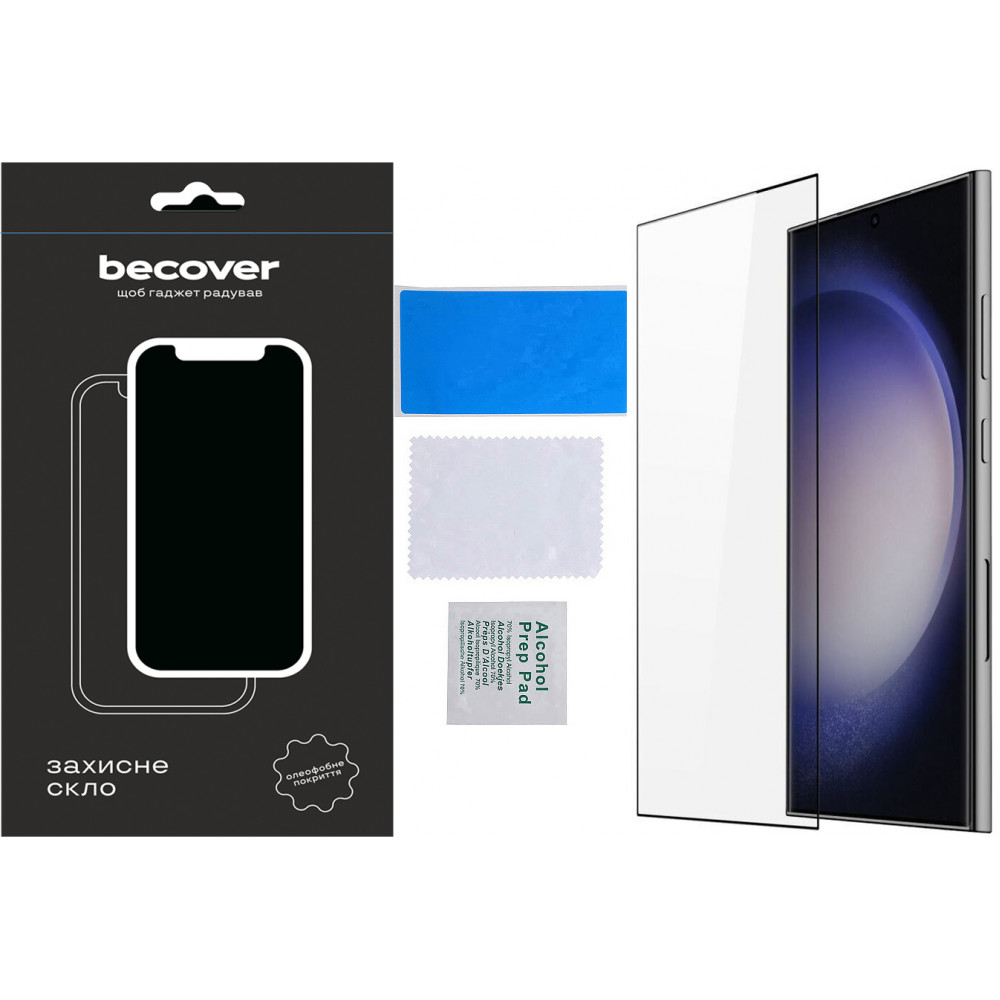 Захисне скло BeCover для Samsung Galaxy S24 Ultra SM-S928 Black (711318)
