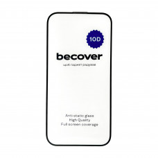 Захисне скло BeCover для Apple iPhone 15 Pro 10D Black (711331)