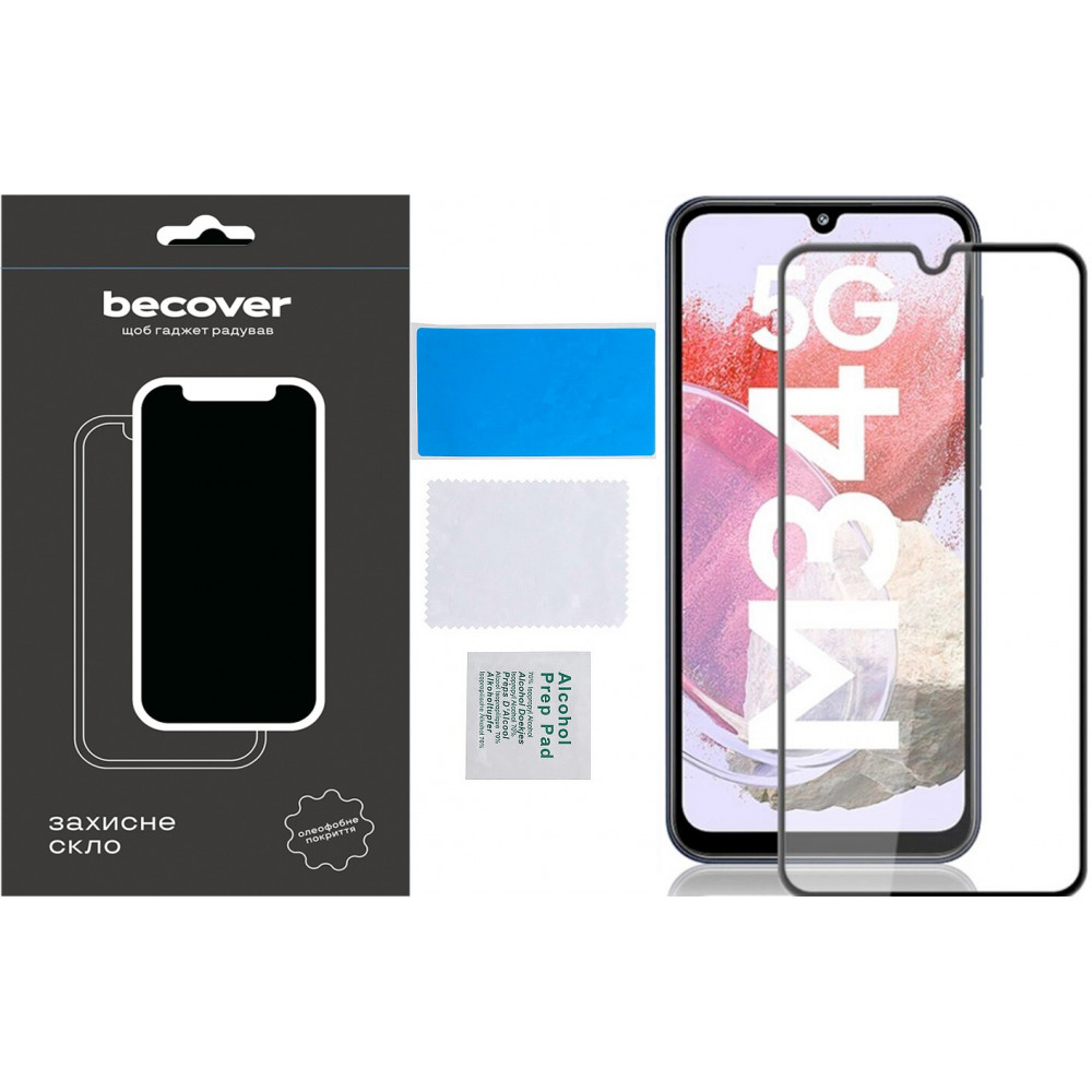 Захисне скло BeCover для Samsung Galaxy M34 5G SM-M346 Black (711445)