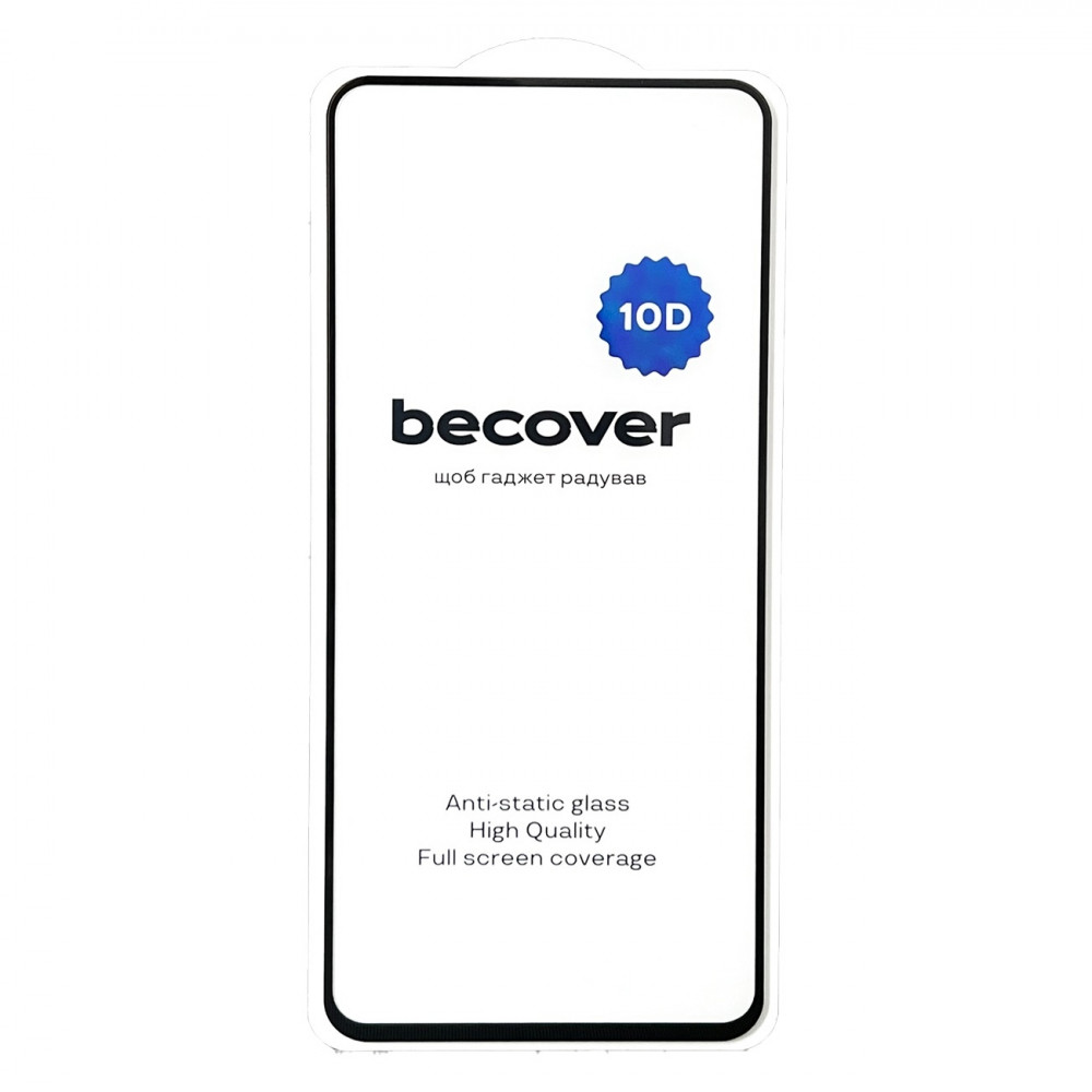 Захисне скло BeCover для Tecno Spark 20 Pro (KJ6) 10D Black (711819)