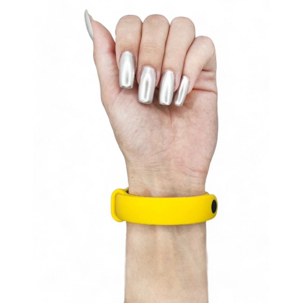 Силіконовий ремінець BeCover для Xiaomi Mi Smart Band 9 Yellow (711957)