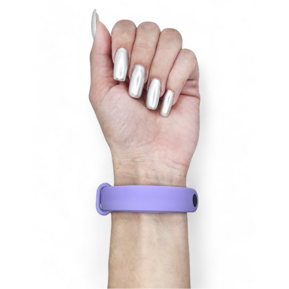 Силіконовий ремінець BeCover для Xiaomi Mi Smart Band 9 Light Purple (711963)