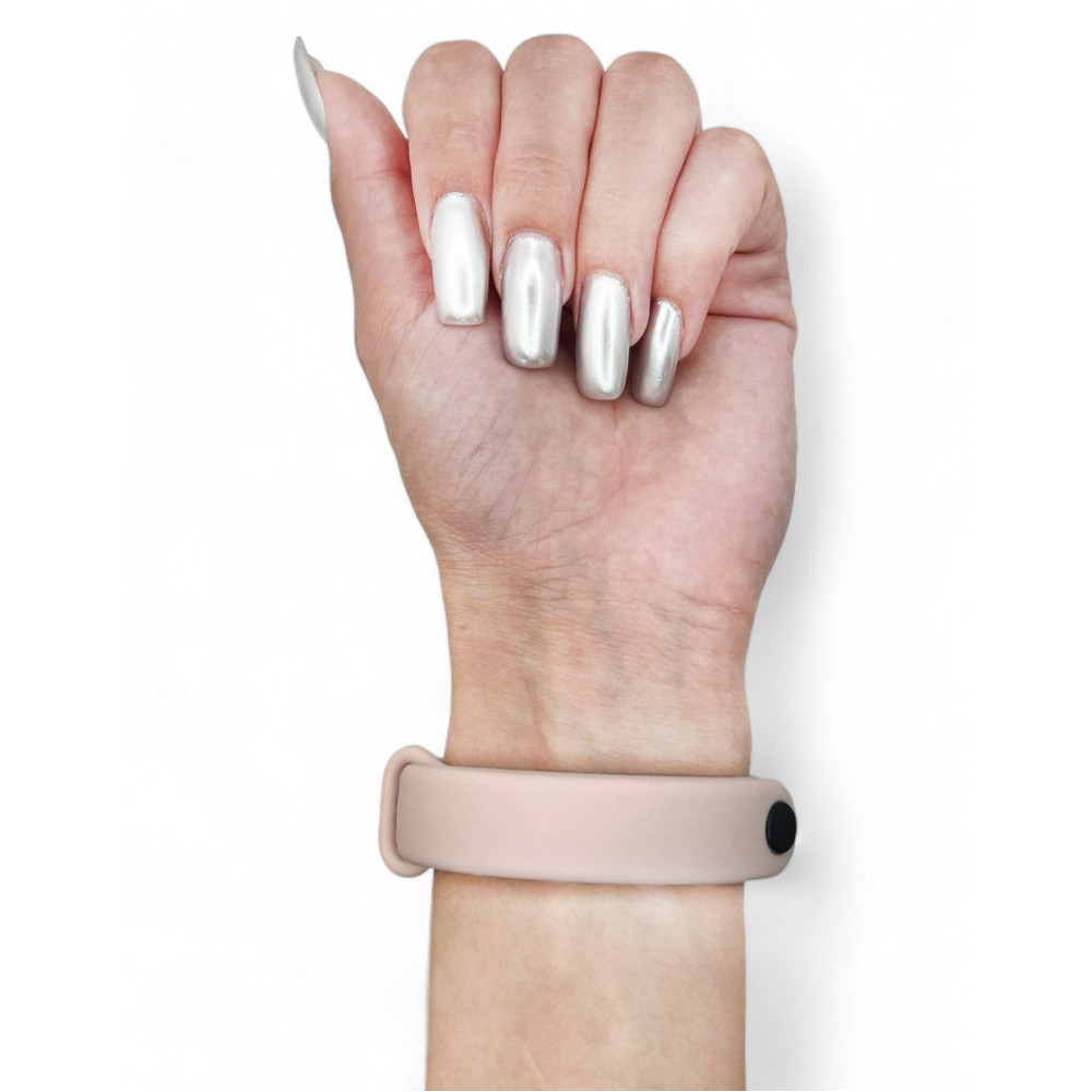 Силіконовий ремінець BeCover для Xiaomi Mi Smart Band 9 Rose Gold (711967)