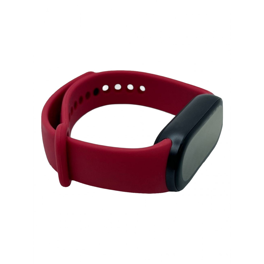 Силіконовий ремінець BeCover для Xiaomi Mi Smart Band 9 Red Wine (711969)