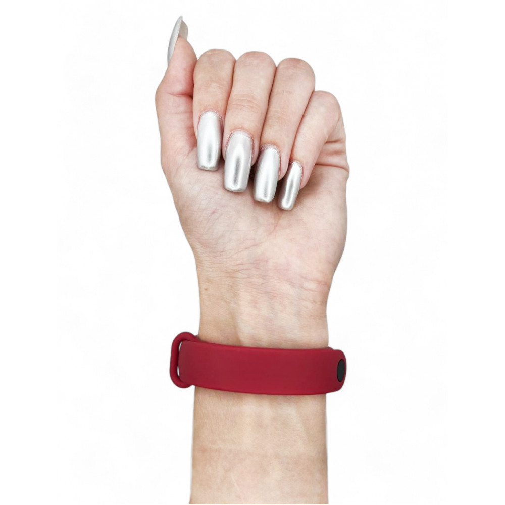 Силіконовий ремінець BeCover для Xiaomi Mi Smart Band 9 Red Wine (711969)