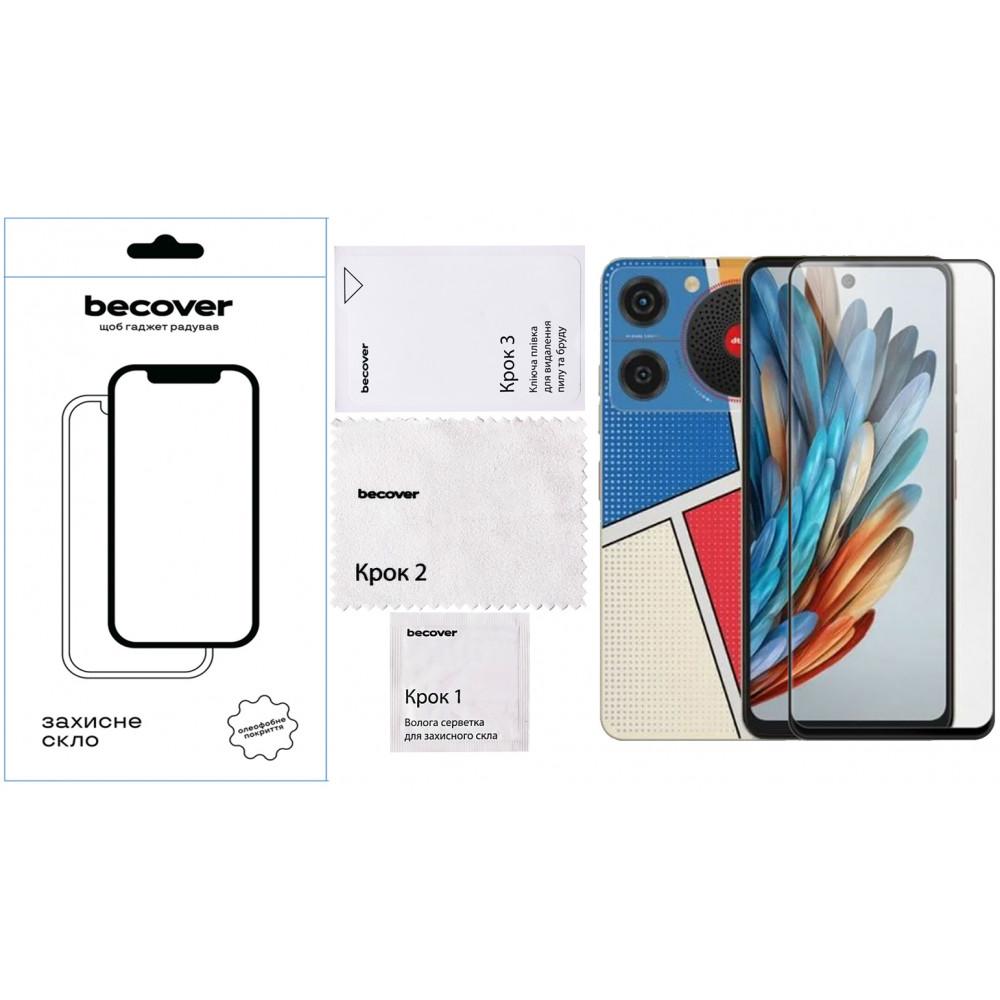 Захисне скло BeCover для ZTE Nubia Music Black (711974)