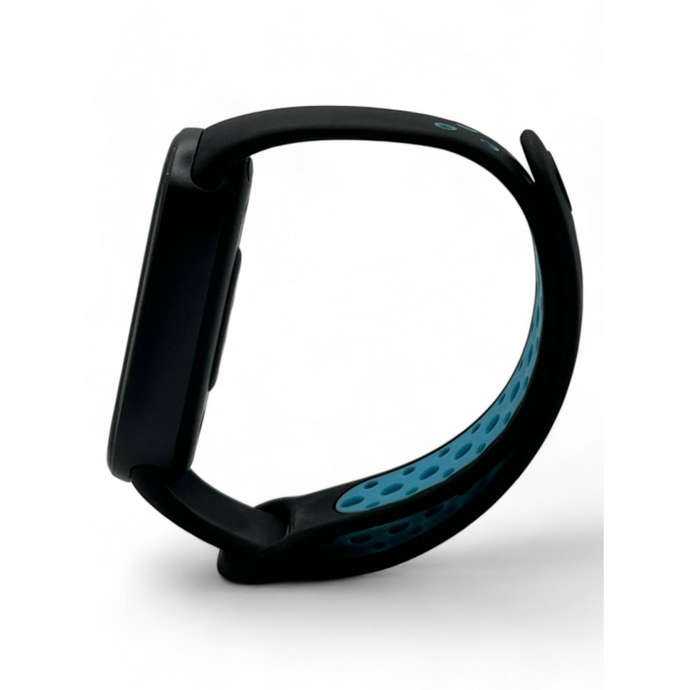 Ремінець BeCover Vents Style для Xiaomi Mi Smart Band 9 Black Blue (711982)