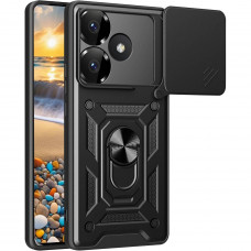 Чохол-накладка BeCover Military для Poco F6 Black (712165) Чохол-накладка BeCover Military для Poco F6 Black (712165)