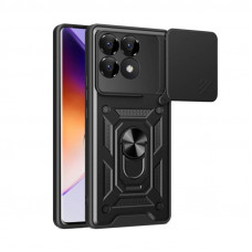 Чохол-накладка BeCover Military для Poco F6 Pro Black (712166) Чохол-накладка BeCover Military для Poco F6 Pro Black (712166)