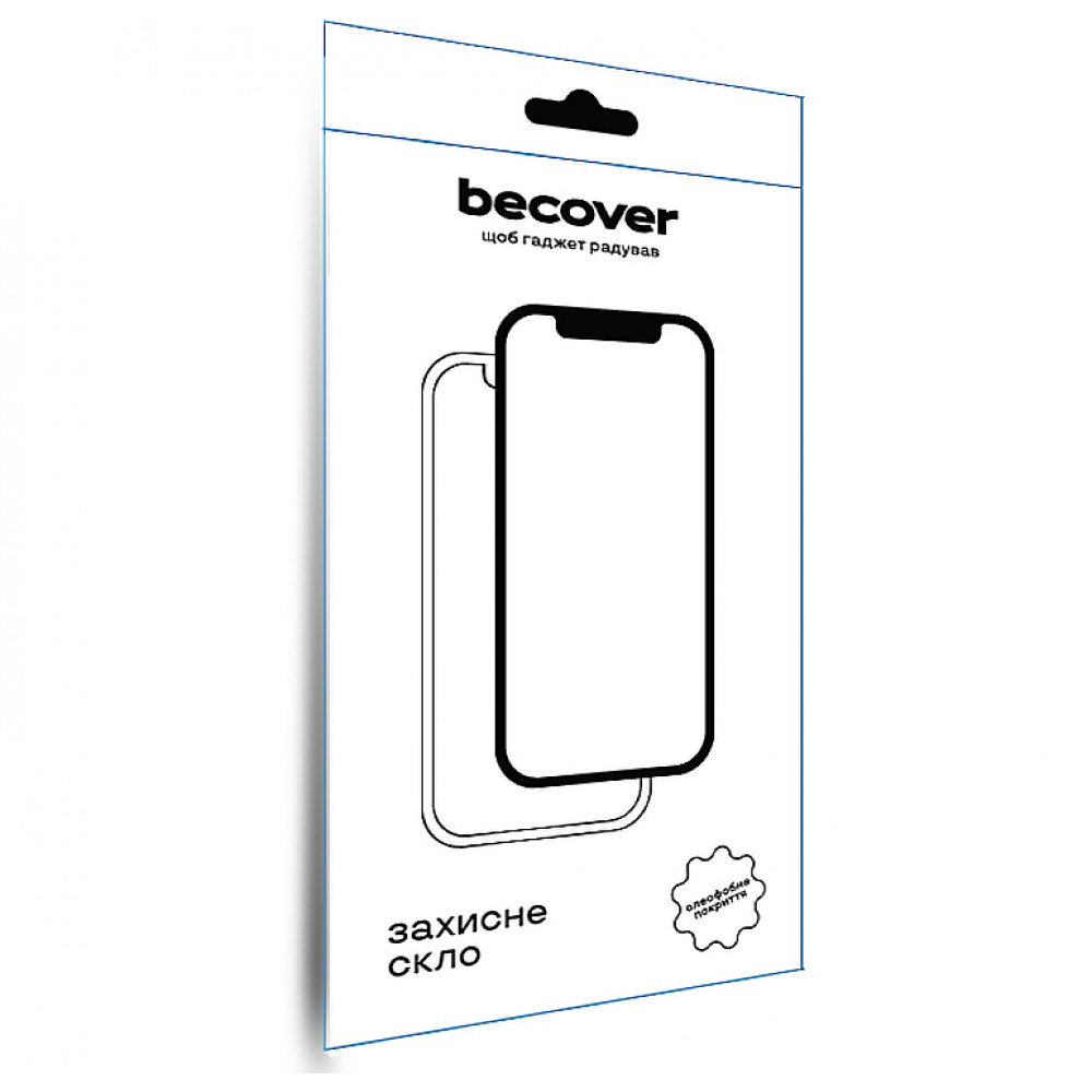 Захисне скло BeCover для Tecno Spark Go 1 (KL4) Black (712318)